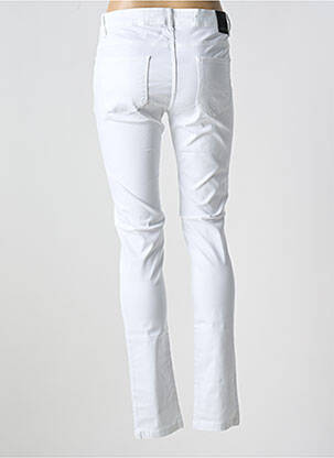 Pantalon slim poches blanc LA CIBLE ROUGE femme