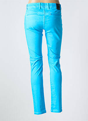 Pantalon slim poches bleu LA CIBLE ROUGE femme