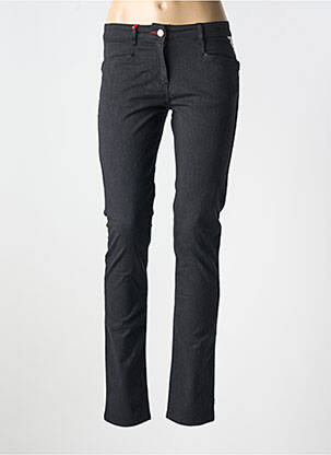 Pantalon slim poches noir LA CIBLE ROUGE femme