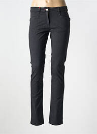 Pantalon slim poches noir LA CIBLE ROUGE femme