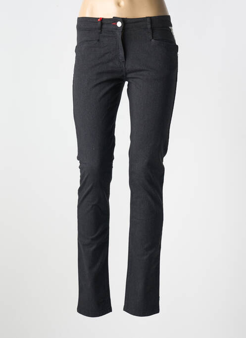 Pantalon slim noir LA CIBLE ROUGE pour femme