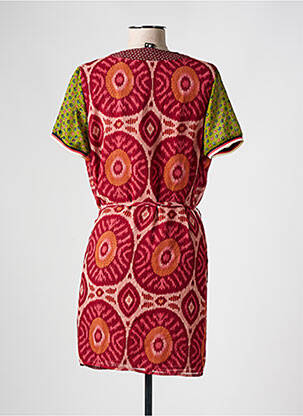 Robe courte manches courtes manches courtes rouge SCOTCH & SODA femme