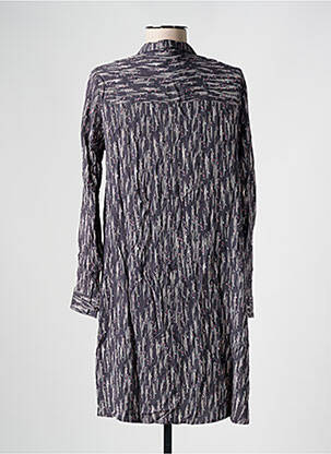 Robe courte manches longues manches longues gris YERSE femme