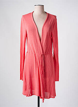Gilet manches longues manches longues orange LA FEE MARABOUTEE femme