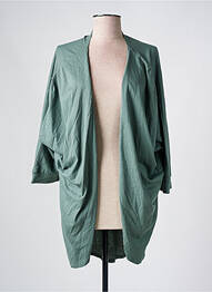 Gilet manches longues manches 3/4 vert MA(E)VY femme