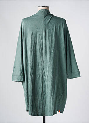 Gilet manches longues maille fine vert MA(E)VY femme