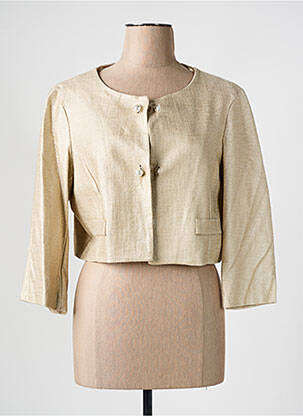 Veste casual col rond beige RINASCIMENTO femme