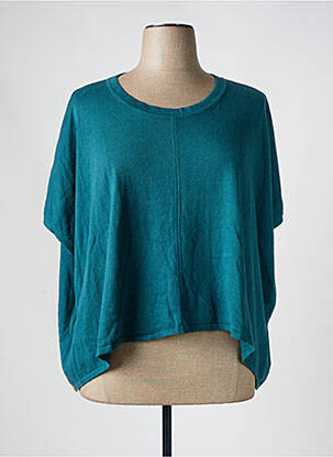 Pull col rond manches courtes vert MA(E)VY femme