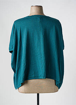 Pull col rond manches courtes vert MA(E)VY femme