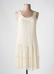 Robe mi-longue beige LA FEE MARABOUTEE pour femme seconde vue