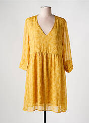 Robe mi-longue jaune GRACE & MILA pour femme seconde vue