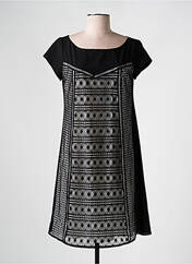 Robe mi-longue noir LA FEE MARABOUTEE pour femme seconde vue
