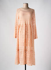 Robe mi-longue rose ANNA pour femme seconde vue