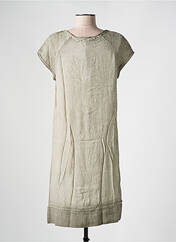 Robe mi-longue vert LA FEE MARABOUTEE pour femme seconde vue