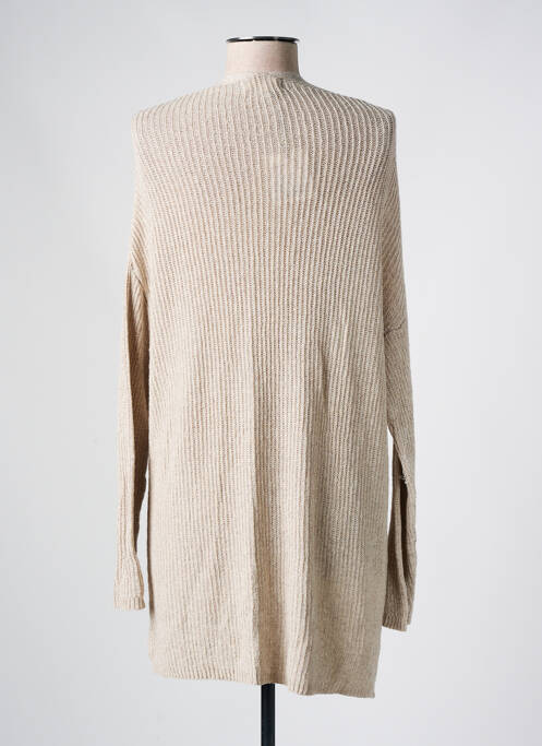 Gilet manches longues beige ESE O ESE pour femme