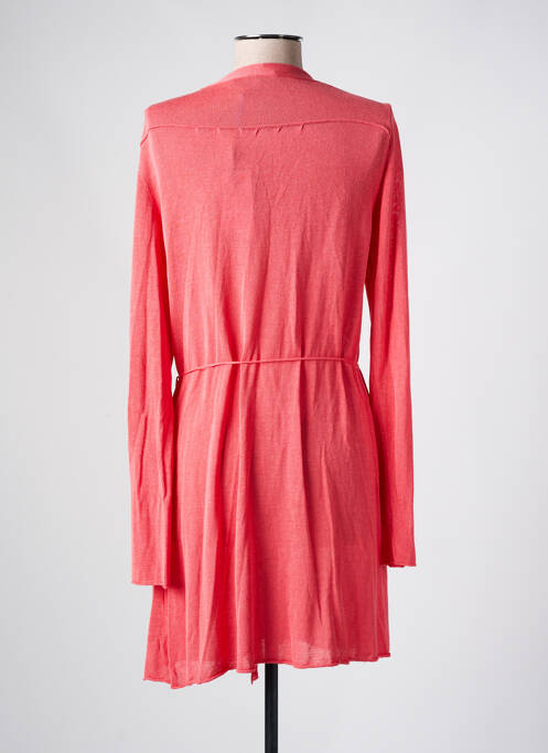 Gilet manches longues orange LA FEE MARABOUTEE pour femme