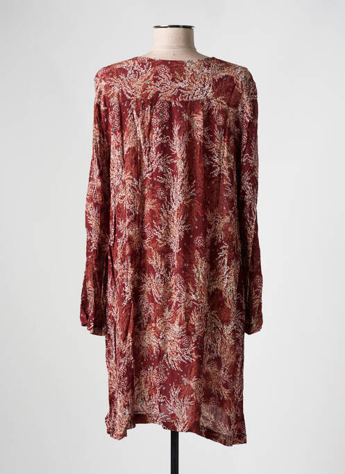 Robe mi-longue marron ESE O ESE pour femme