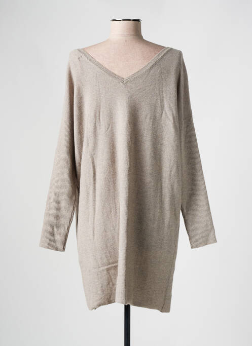 Robe pull marron MA(E)VY pour femme