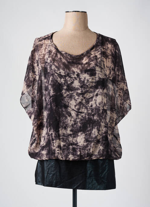 Top noir LA FEE MARABOUTEE pour femme