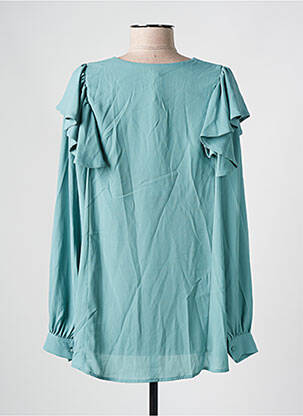 Blouse poignets boutonnés avec fente manches longues vert IMPERIAL femme