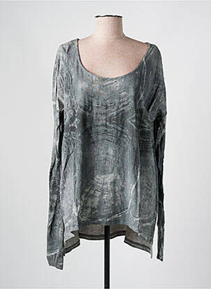T-shirt manches longues manches longues gris CINDSTORY femme