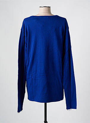 Pull coupe cintrée manches longues bleu SCOTCH & SODA femme