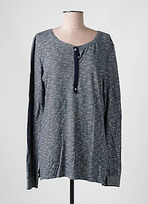 T-shirt manches longues manches longues bleu MAISON SCOTCH femme