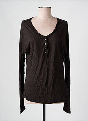 T-shirt manches longues manches longues gris MAISON SCOTCH femme