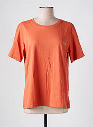 T-shirt stretch manches courtes orange GRACE & MILA femme