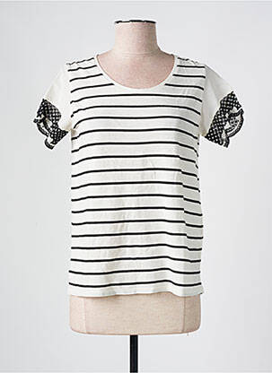 T-shirt stretch manches courtes noir YERSE femme