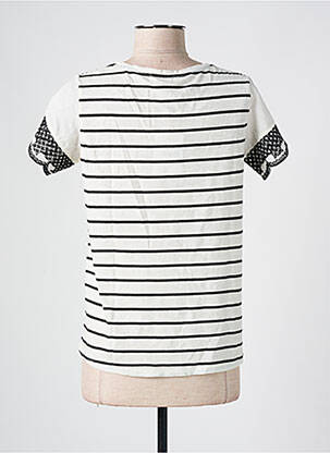 T-shirt stretch manches courtes noir YERSE femme