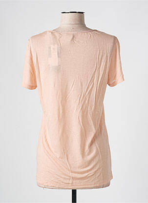 T-shirt stretch manches courtes rose MAISON SCOTCH femme