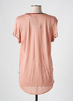 T-shirt imprimé fantaisie manches courtes orange MAISON SCOTCH femme