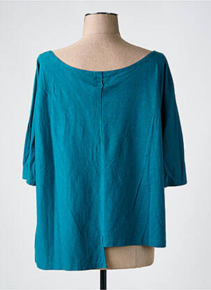 T-shirt manches 3/4 manches 3/4 vert MA & LO femme