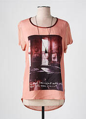 T-shirt orange MAISON SCOTCH pour femme seconde vue
