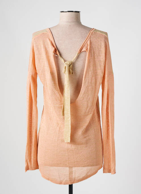 Pull tunique stretch manches longues orange GAUDI femme