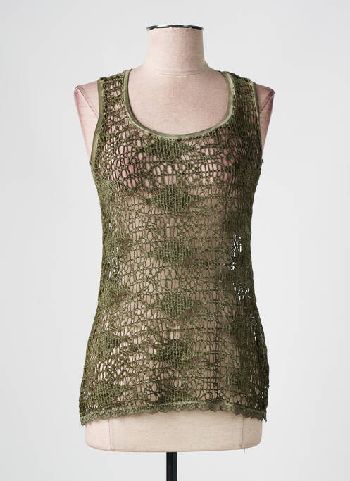 Top vert GEISHA pour femme