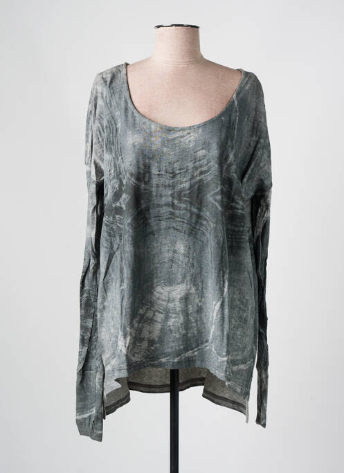 T-shirt gris CINDSTORY pour femme