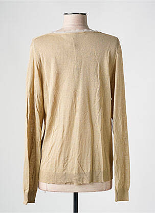 Gilet manches longues coupe cintrée beige LA FEE MARABOUTEE femme