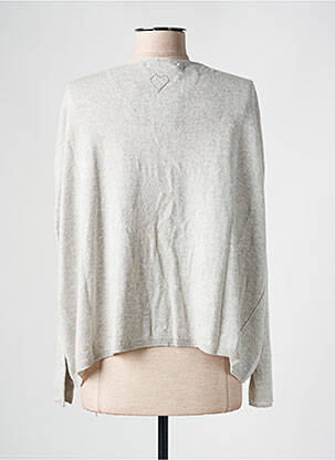 Gilet manches longues fermeture boutonnée sur le devant gris ESE O ESE femme