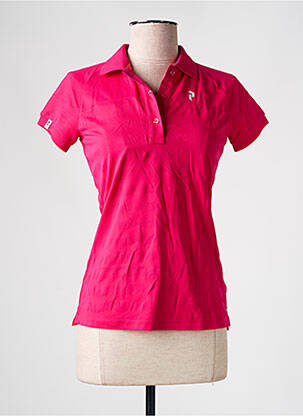 Polo stretch manches courtes rose PEAK PERFORMANCE femme