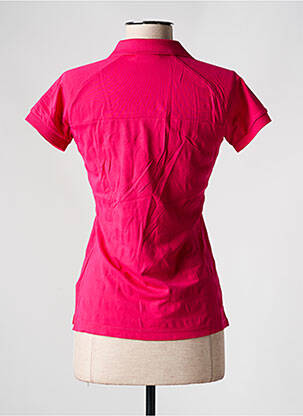 Polo stretch manches courtes rose PEAK PERFORMANCE femme