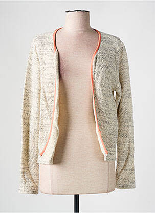 Veste casual coupe cintrée beige ESE O ESE femme