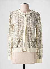 Gilet manches longues beige LA FEE MARABOUTEE pour femme seconde vue