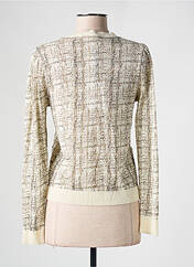 Gilet manches longues beige LA FEE MARABOUTEE pour femme seconde vue