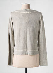 Gilet manches longues gris LA FEE MARABOUTEE pour femme seconde vue