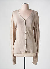 Gilet manches longues marron LA FEE MARABOUTEE pour femme seconde vue