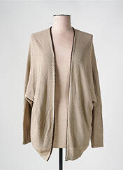 Gilet manches longues marron LA FEE MARABOUTEE pour femme seconde vue