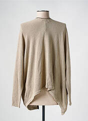 Gilet manches longues marron LA FEE MARABOUTEE pour femme seconde vue