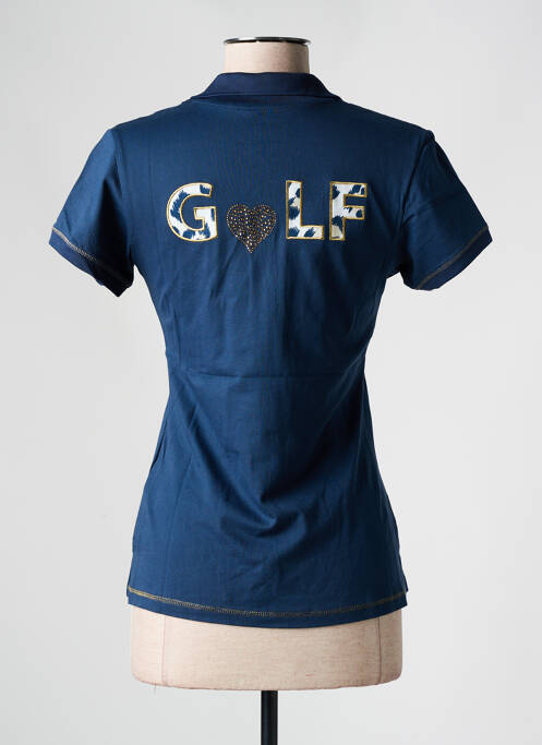 Polo bleu GIRLS GOLF pour femme